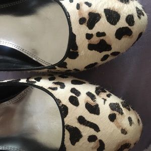 Animal print high heels